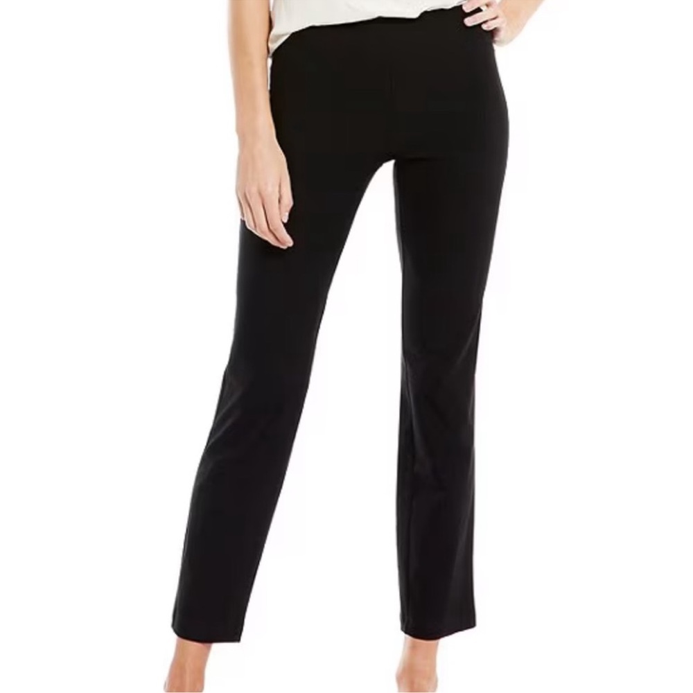 Eileen Fisher Petite‎ Size Stretch Crepe Slim Leg Ankle Pants Size Large Pull On